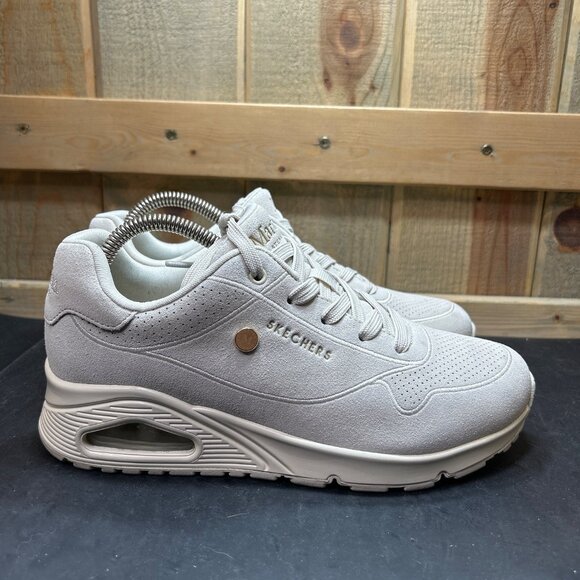 Martha Stewart X Skechers Womens Off White Retro Sneakers Size 8 - Picture 2 of 10